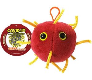 Giantmicrobe Covid-19 Keychain