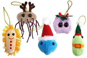 GIANTMICROBE GERM ORNAMENT SET