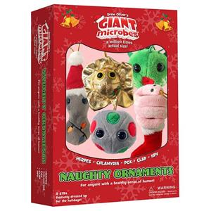 Giantmicrobe Naughty Ornament Set