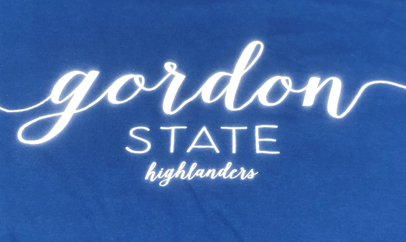 Tee Shirt Script Gsc Over Gordon State C Gordon State College